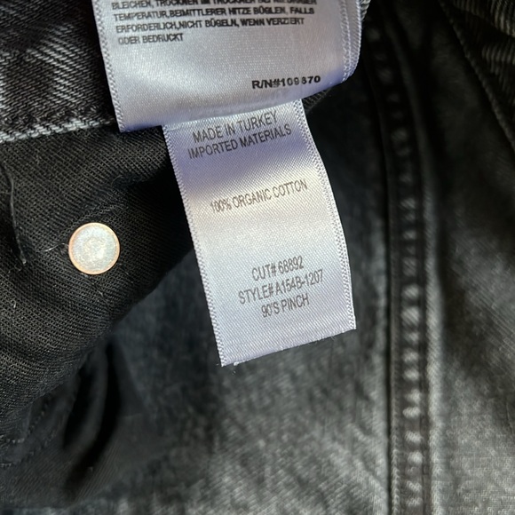 AGOLDE 90's Pinch Waist in Black Tea - Picture 7 of 8